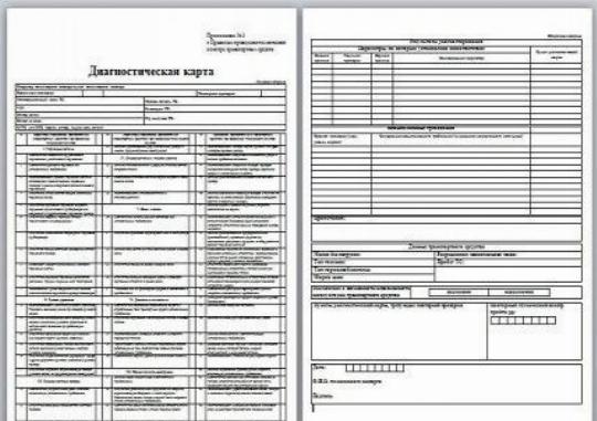 Диагностическая Карта Фото 2022